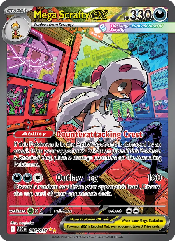 285 Mega Scrafty ex – Ascended Heroes