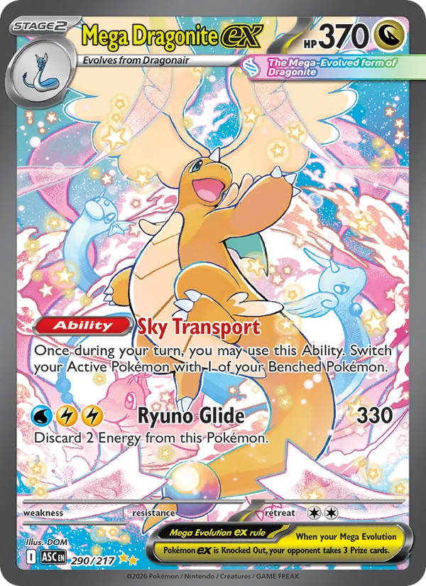 290 Mega Dragonite ex – Ascended Heroes
