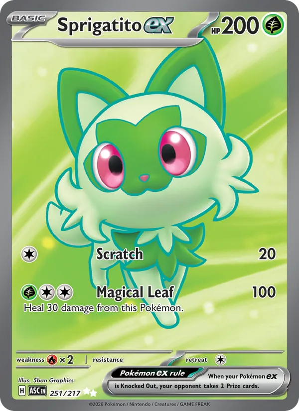 251 Sprigatito ex – Ascended Heroes