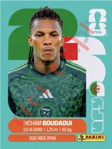 ALG10 Hicham Boudaoui – FIFA World Cup 2026 Panini