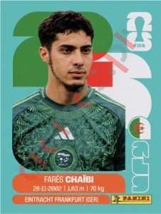 ALG14 Farés Chaibi – FIFA World Cup 2026 Panini