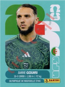 ALG18 Amine Gouiri – FIFA World Cup 2026 Panini