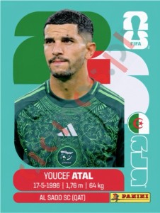 ALG4 Youcef Atal – FIFA World Cup 2026 Panini
