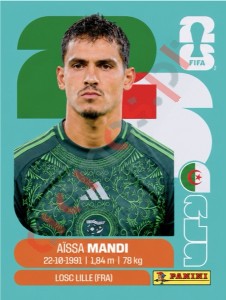 ALG7 Aïssa Mandi – FIFA World Cup 2026 Panini