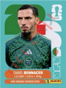ALG8 Ismael Bennacer – FIFA World Cup 2026 Panini