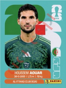 ALG9 Houssem Aquar – FIFA World Cup 2026 Panini