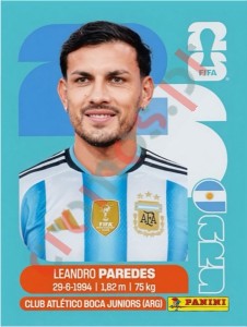ARG12 Leandro Paredes – FIFA World Cup 2026 Panini