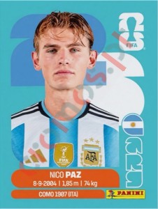 ARG14 Nico Paz – FIFA World Cup 2026 Panini
