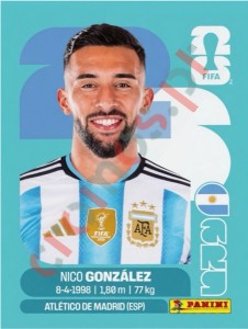 ARG16 Nico Gonzalez – FIFA World Cup 2026 Panini