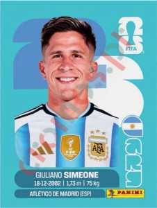 ARG20 Giuliano Simeone – FIFA World Cup 2026 Panini