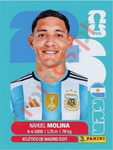 ARG3 Nahuel Molina – FIFA World Cup 2026 Panini