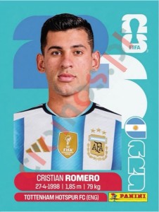 ARG4 Cristian Romero – FIFA World Cup 2026 Panini