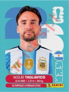 ARG6 Nicolas Tagliafico – FIFA World Cup 2026 Panini