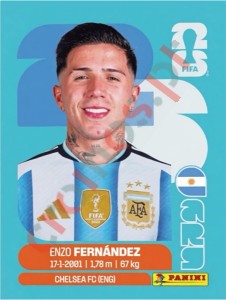 ARG8 Enzo Fernandez – FIFA World Cup 2026 Panini