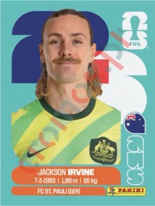 AUS11 Jackson Irvine – FIFA World Cup 2026 Panini