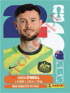 AUS14 Aiden O'Neill – FIFA World Cup 2026 Panini