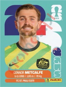 AUS15 Connor Metcalfe – FIFA World Cup 2026 Panini