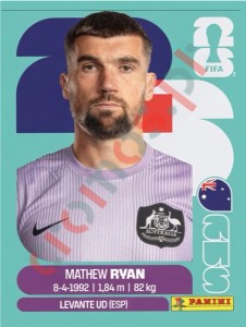 AUS2 Mathew Ryan – FIFA World Cup 2026 Panini