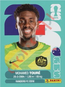 AUS20 Mohamed Touré – FIFA World Cup 2026 Panini