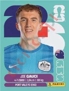 AUS3 Joe Gauci – FIFA World Cup 2026 Panini