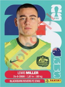 AUS9 Lewis Miller – FIFA World Cup 2026 Panini