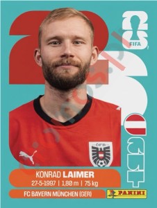 AUT12 Konrad Laimer – FIFA World Cup 2026 Panini