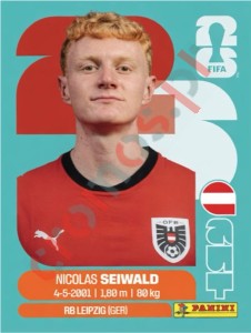 AUT15 Nicolas Seiwald – FIFA World Cup 2026 Panini