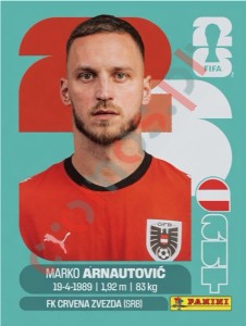 AUT20 Marko Arnautović – FIFA World Cup 2026 Panini