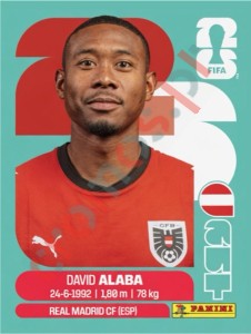 AUT4 David Alaba – FIFA World Cup 2026 Panini