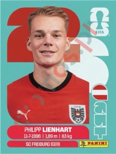 AUT6 Philipp Lienhart – FIFA World Cup 2026 Panini