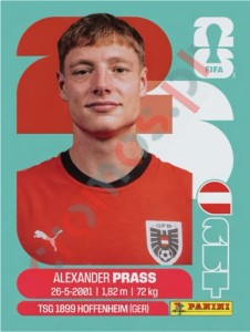 AUT9 Alexander Prass – FIFA World Cup 2026 Panini