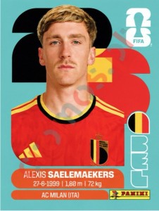 BEL12 Alexis Saelemaekers – FIFA World Cup 2026 Panini