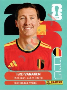 BEL14 Hans Vanaken – FIFA World Cup 2026 Panini