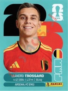BEL18 Leandro Trossard – FIFA World Cup 2026 Panini