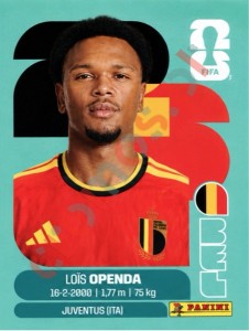 BEL19 Loïs Openda – FIFA World Cup 2026 Panini