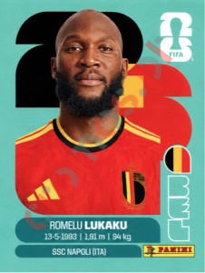 BEL20 Romelu Lukaku – FIFA World Cup 2026 Panini