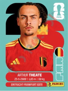 BEL3 Arthur Theate – FIFA World Cup 2026 Panini