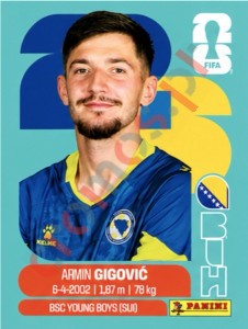 BIH10 Armin Gigovic – FIFA World Cup 2026 Panini