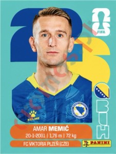 BIH16 Amar Memic – FIFA World Cup 2026 Panini