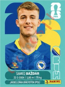 BIH19 Samed Bazdar – FIFA World Cup 2026 Panini