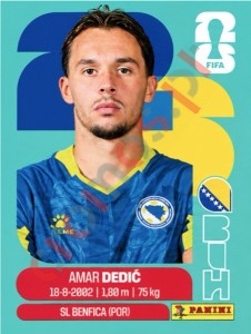 BIH3 Amar Dedic – FIFA World Cup 2026 Panini