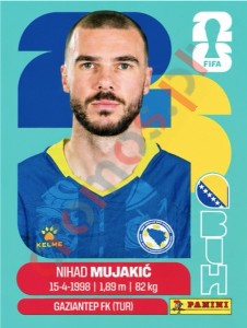 BIH6 Nihad Mujakic – FIFA World Cup 2026 Panini
