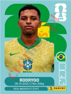 BRA15 Rodrygo – FIFA World Cup 2026 Panini