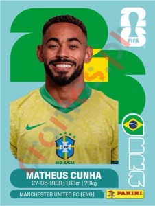 BRA17 Matheus Cunha – FIFA World Cup 2026 Panini