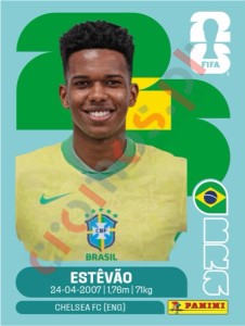 BRA20 Estévão – FIFA World Cup 2026 Panini