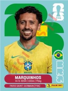 BRA4 Marquinhos – FIFA World Cup 2026 Panini