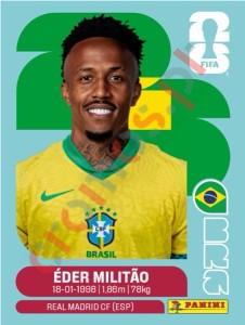 BRA5 Éder Militão – FIFA World Cup 2026 Panini
