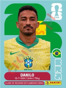 BRA7 Danilo – FIFA World Cup 2026 Panini
