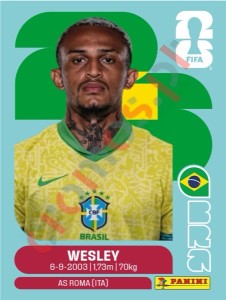 BRA8 Wesley – FIFA World Cup 2026 Panini