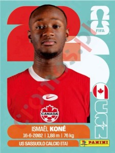 CAN11 Ismaël Koné – FIFA World Cup 2026 Panini